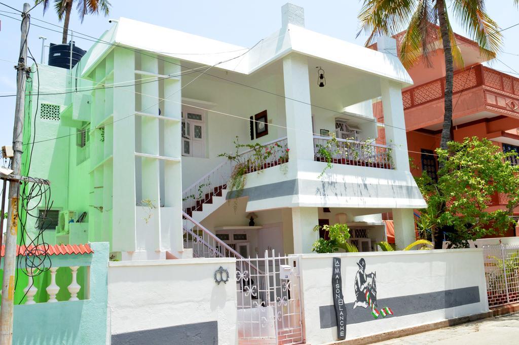 La Maison Blanche Pondicherry Bagian luar foto