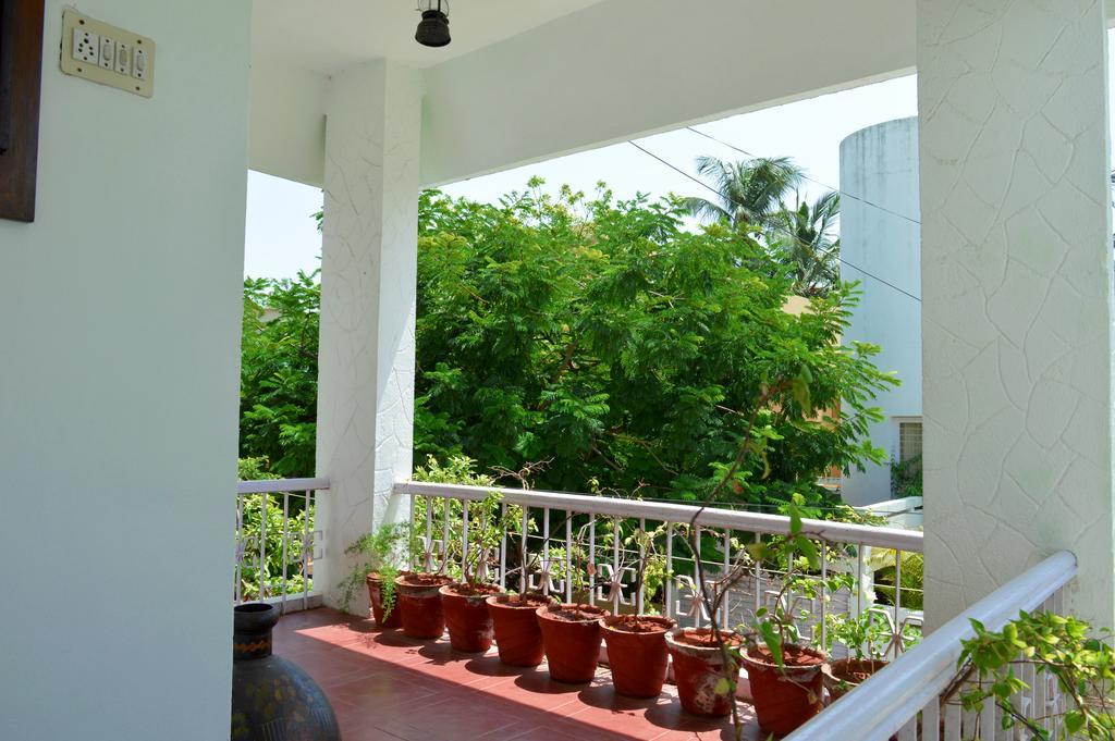 La Maison Blanche Pondicherry Bagian luar foto