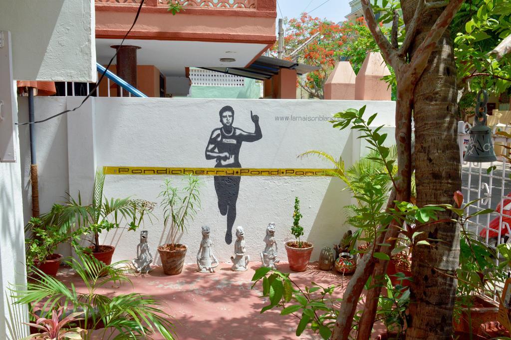 La Maison Blanche Pondicherry Bagian luar foto